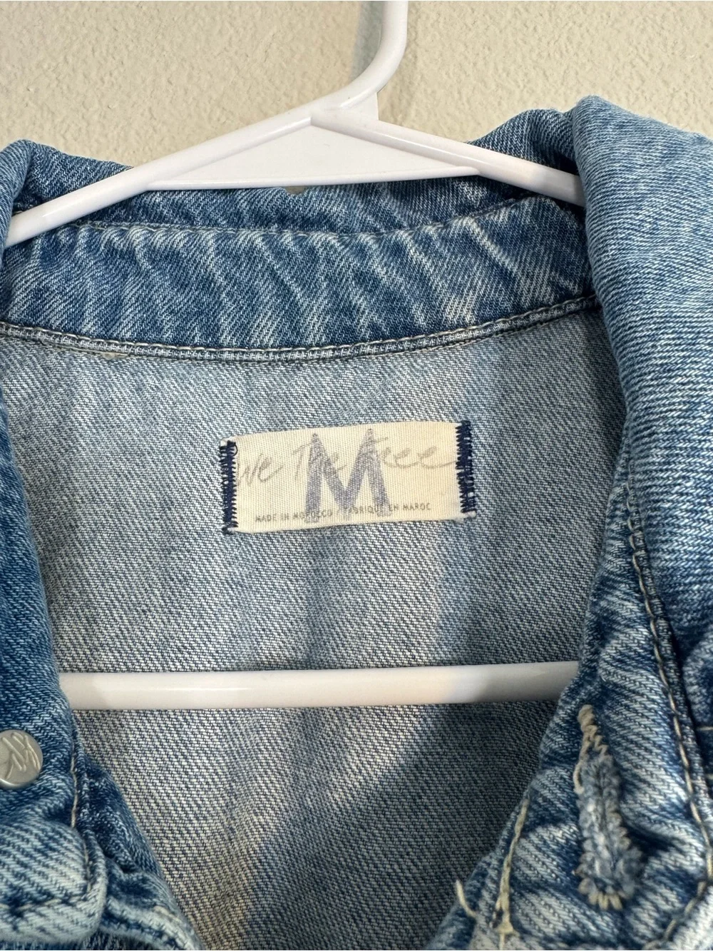 Free People We The Free Marci Denim Jumpsuit - M